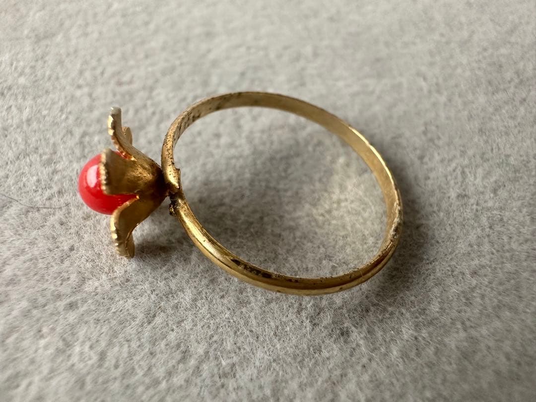 本珊瑚　サンコ　ピアス　イヤリング　指輪　まとめ　ヴィンテージ　アクセサリー