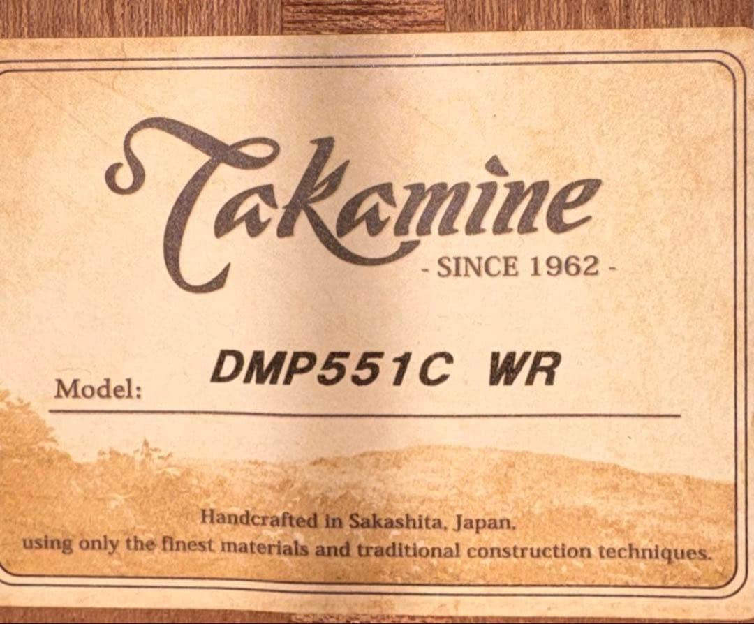 本日限りラスト大幅値下げ！【ほぼ未使用✨】Takamine DMP551C WR