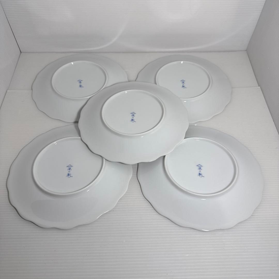 深川製磁 蝶 中皿、小判皿、深鉢 2箱11点セット