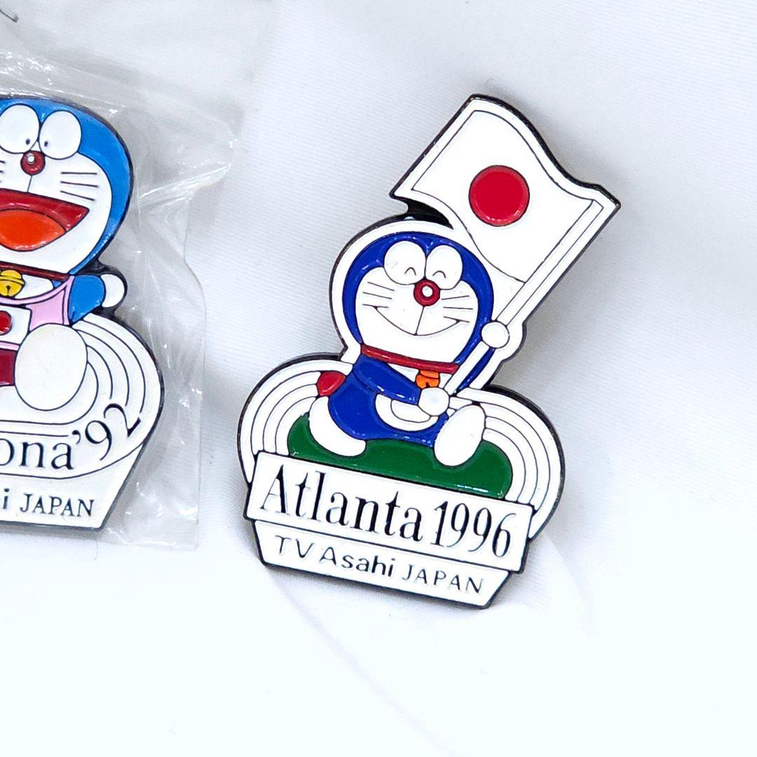 バルセロナ アトランタオリンピック 五輪 ドラえもん ピンバッジ JAPAN