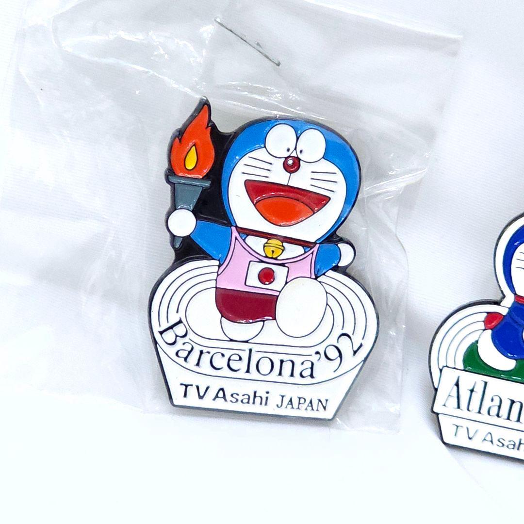 バルセロナ アトランタオリンピック 五輪 ドラえもん ピンバッジ JAPAN