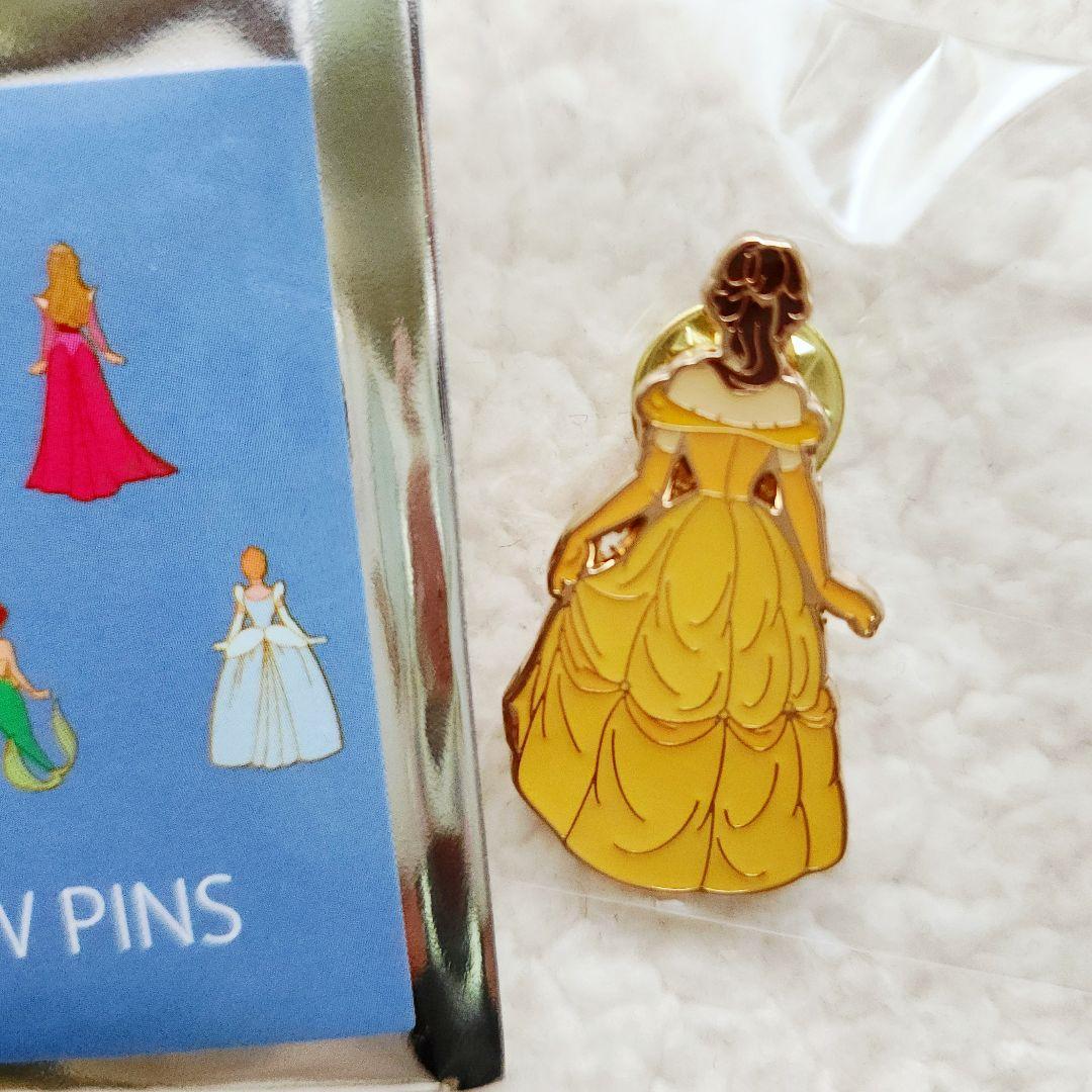 ディズニープリンセス100周年　限定ピンバッジ　バックビューピンズ　コンプリート