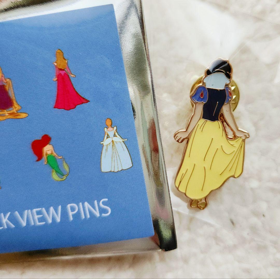 ディズニープリンセス100周年　限定ピンバッジ　バックビューピンズ　コンプリート