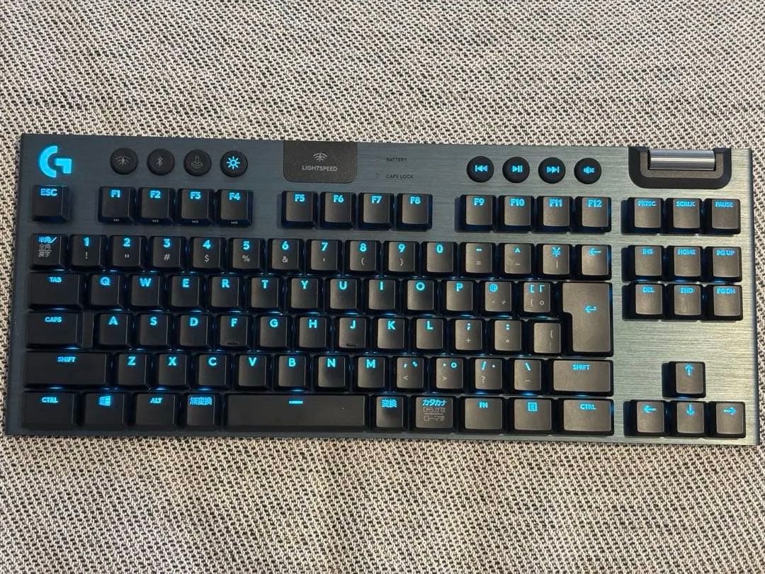 ロジクール ゲーミングキーボード G913 TKL クリッキー