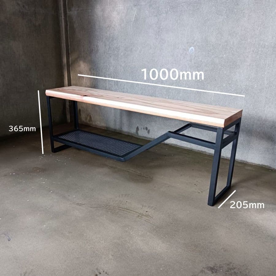 アイアンベンチ&シェルフコンボ　スツール