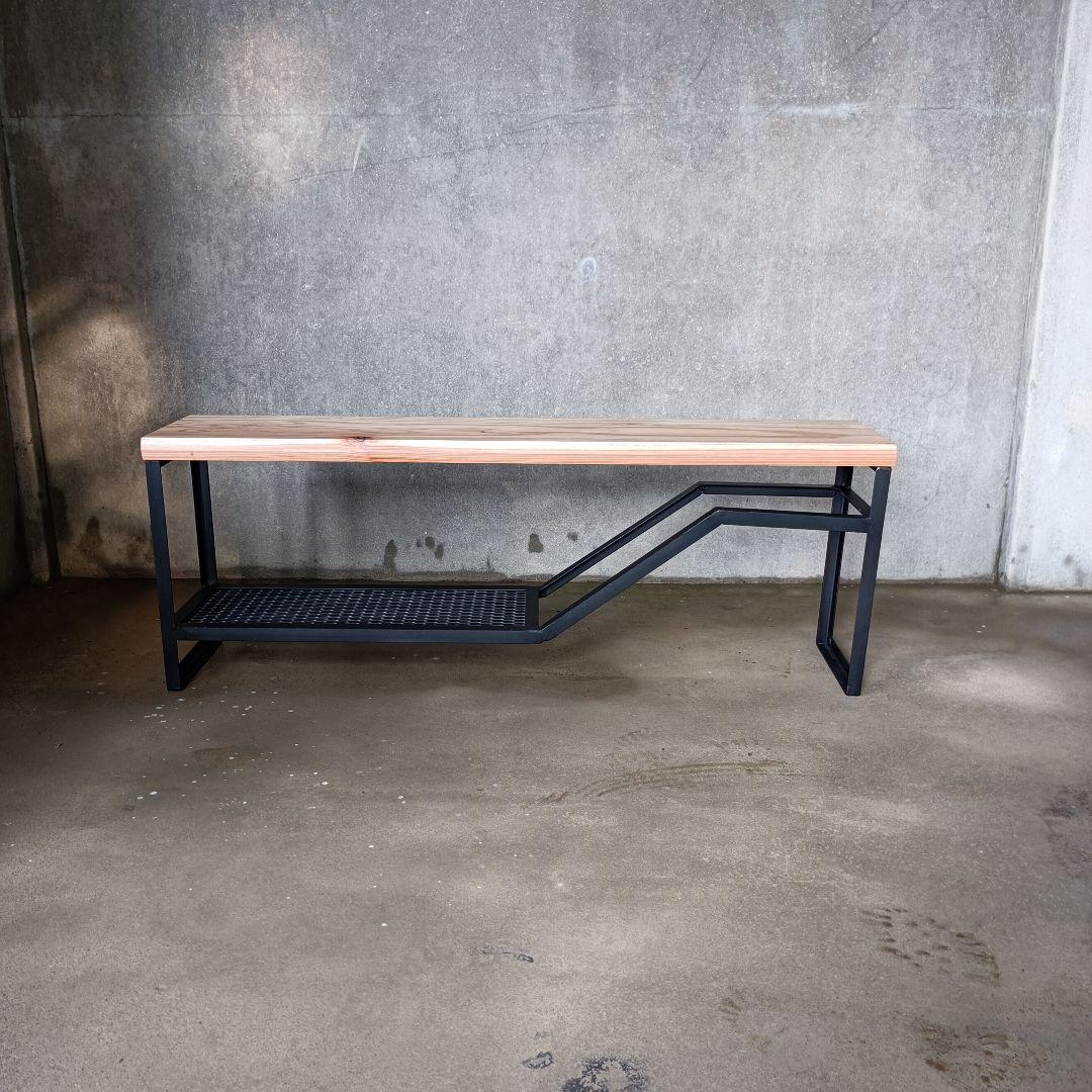 アイアンベンチ&シェルフコンボ　スツール