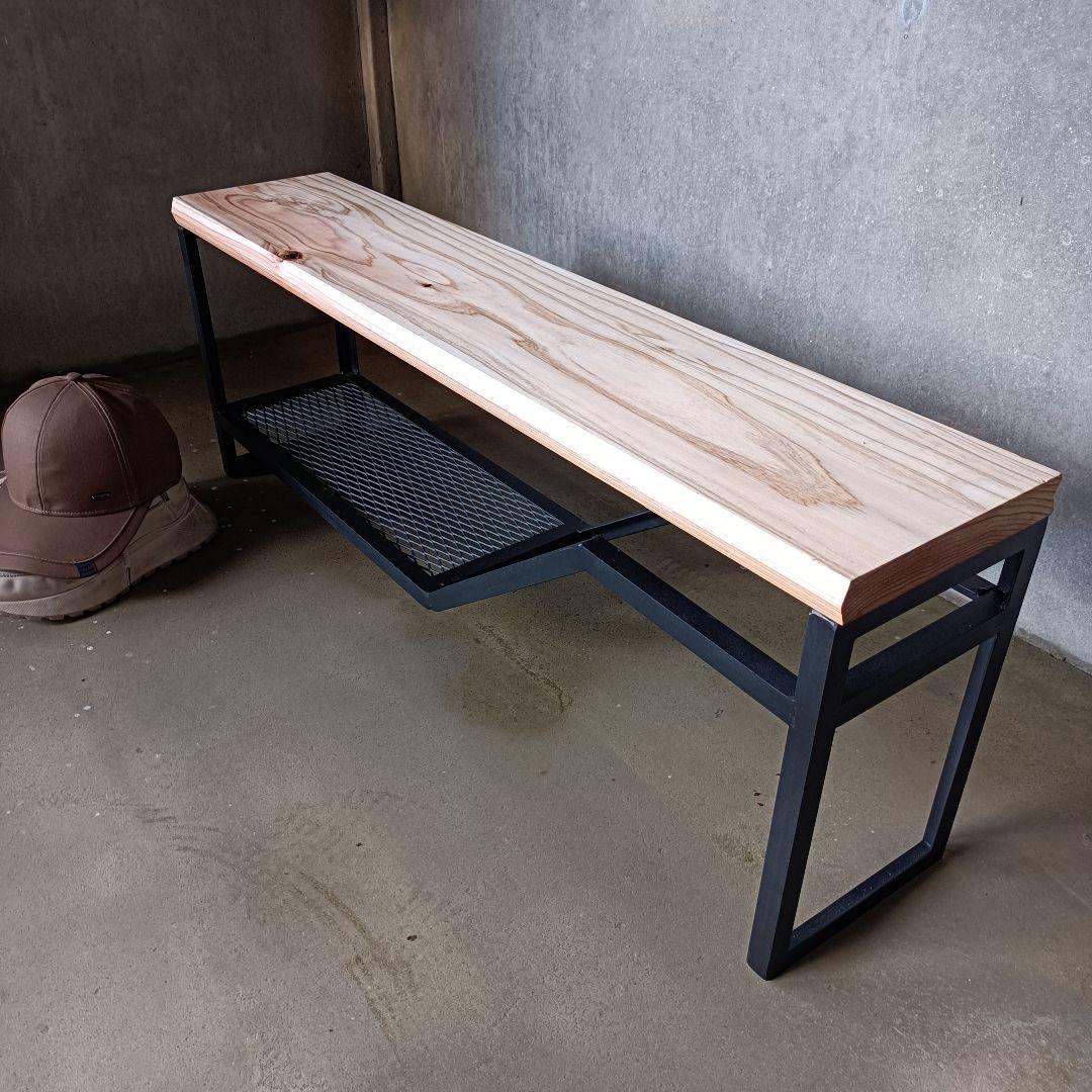 アイアンベンチ&シェルフコンボ　スツール