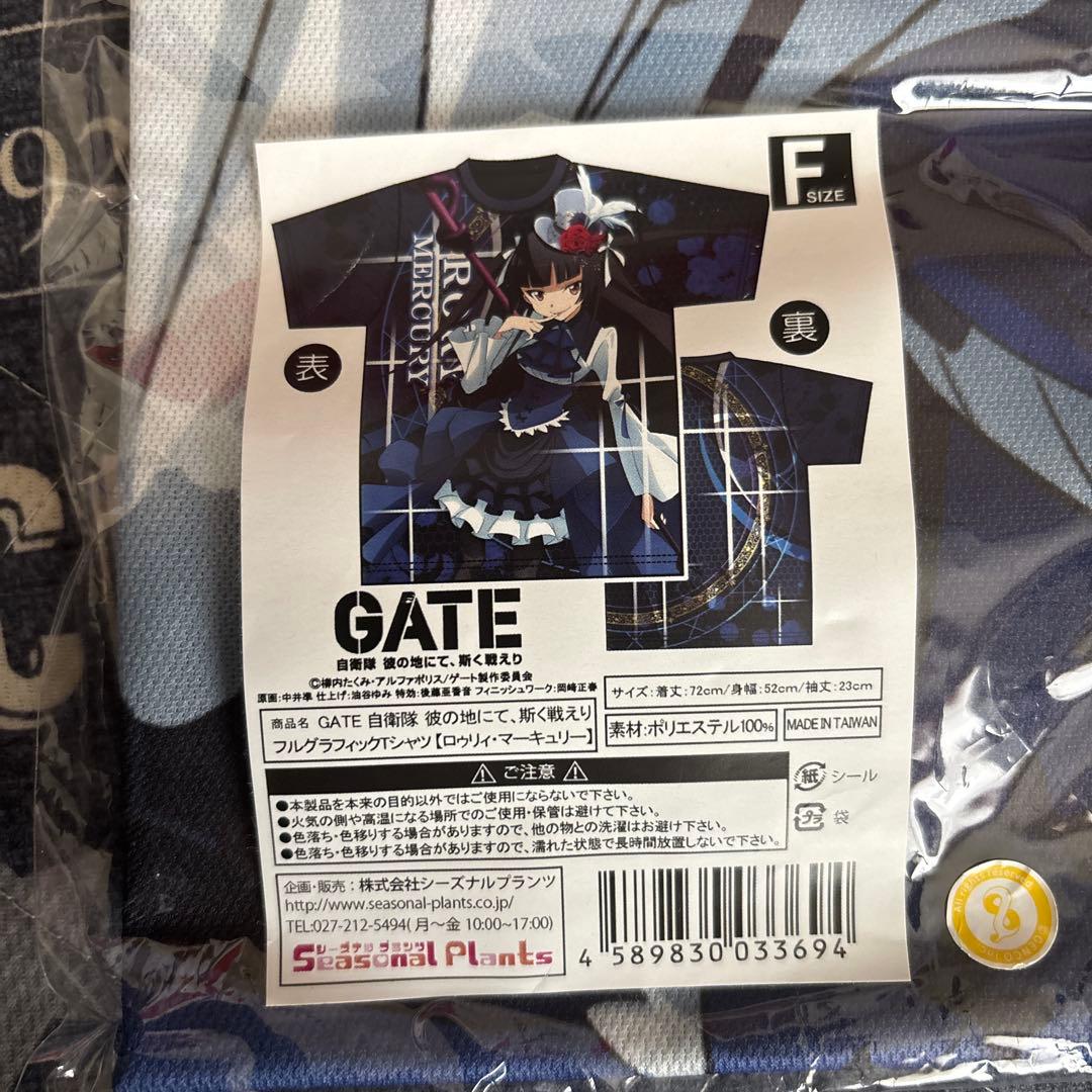 GATE キャラクター Tシャツ ロゥリィ・マーキュリー Fサイズ