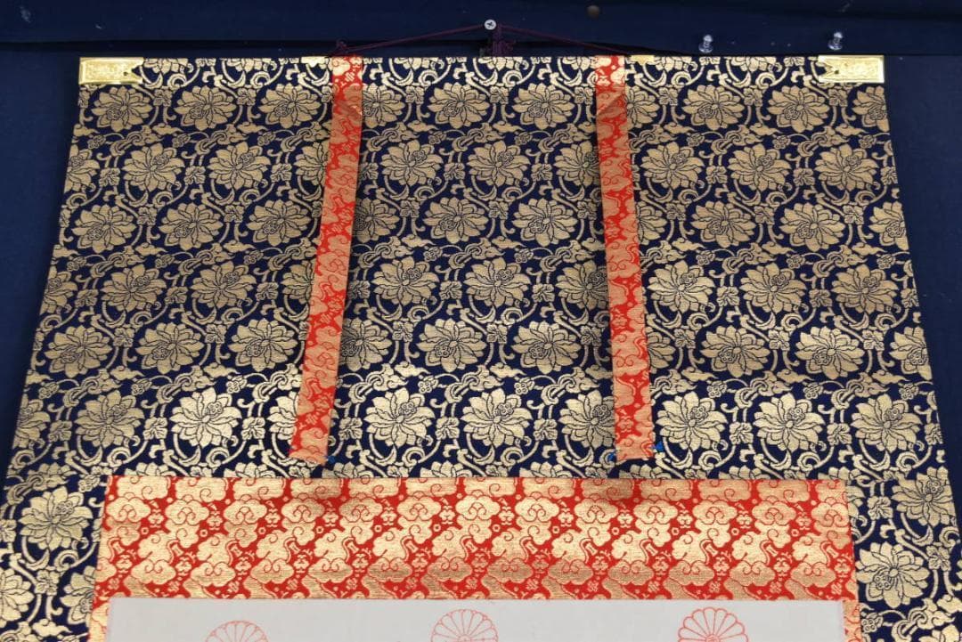 三十三ヶ所/西国三十三箇所霊場集印肉筆掛軸/仏事掛/掛軸/名家伝来/AA-561