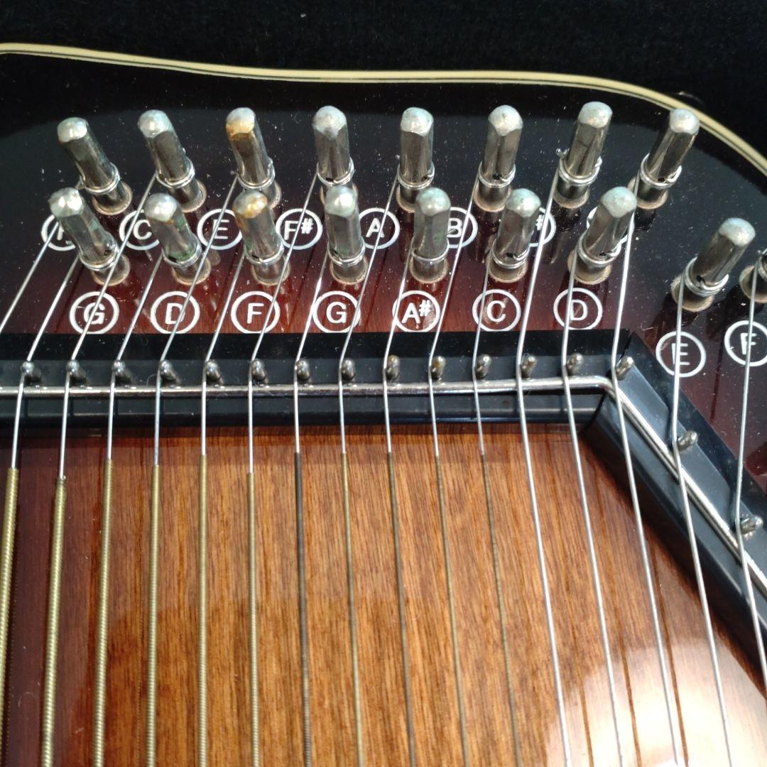 ARIA コードハープ ACH-21E ピックアップ内蔵 専用ケース付　楽器