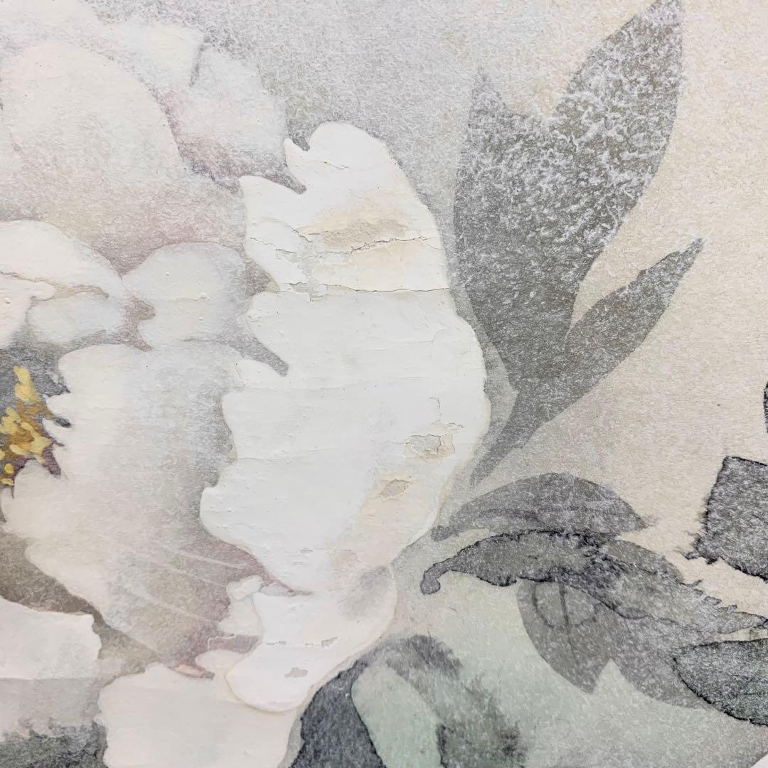 掛軸 想ひ花 坂本雪埜 共箱 牡丹