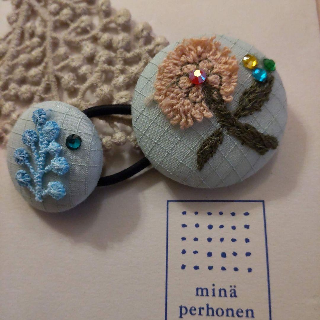 693 ミナペルホネン skip ヘアゴム