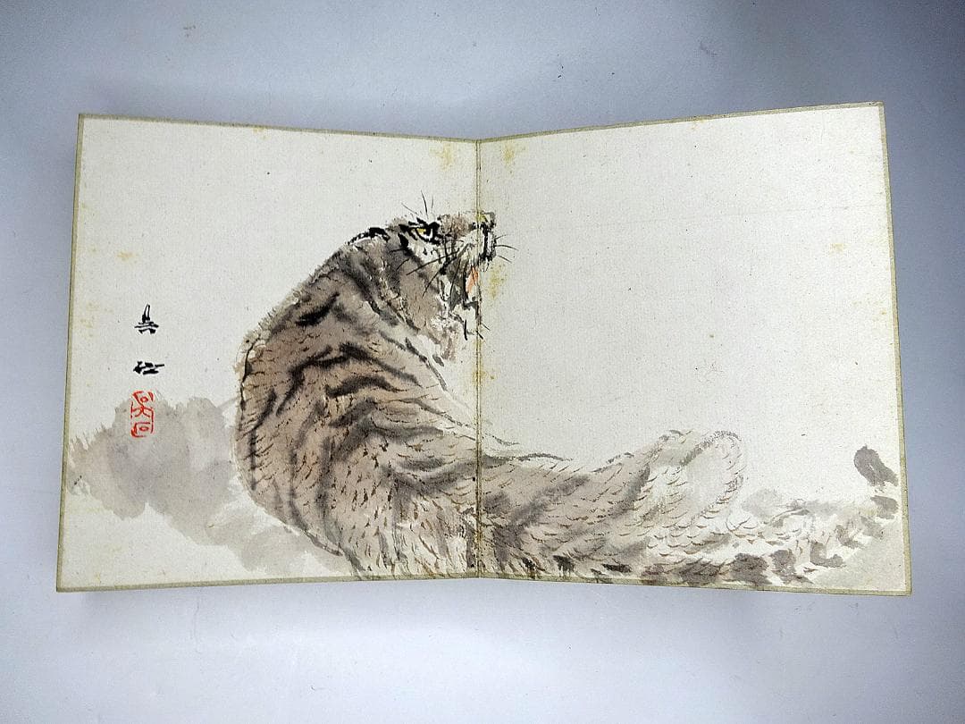 #希少 #画帳 #彩色 #肉筆 #書 #図帳 #日本画 #花鳥 #風景 #和本