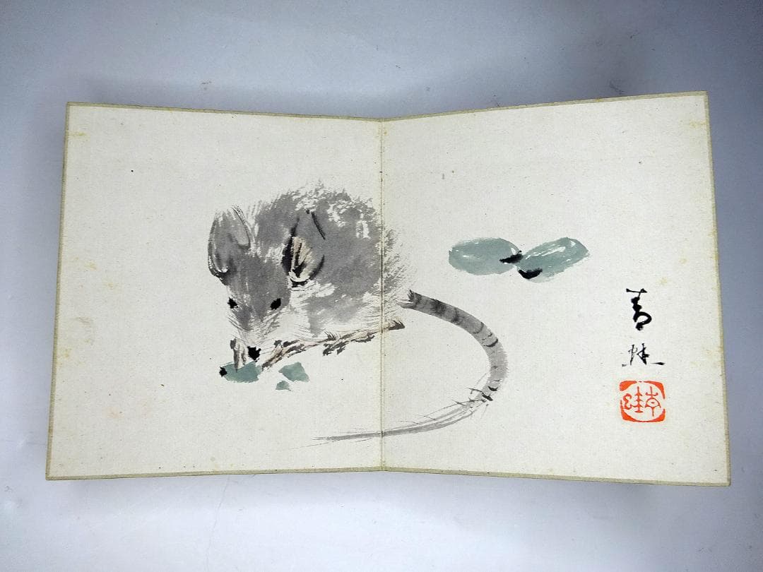 #希少 #画帳 #彩色 #肉筆 #書 #図帳 #日本画 #花鳥 #風景 #和本