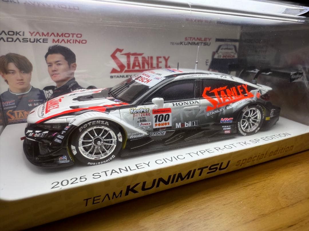 ミニカー 1/43 STANLEY CIVIC TYPE R-GT 2025 #100