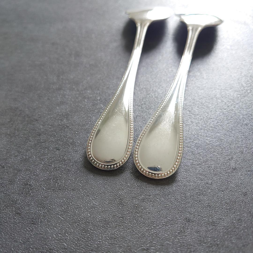 極希少 クリストフル パール ソーススプーン 2点