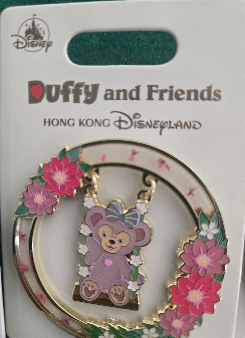 【新品未使用】香港ディズニーDuffy and Friends ピンバッジ