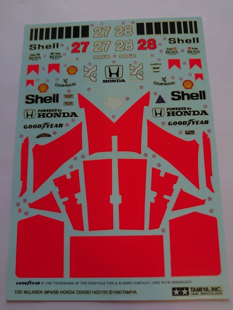 タミヤ1/12、1/20マクラーレン5台セット
