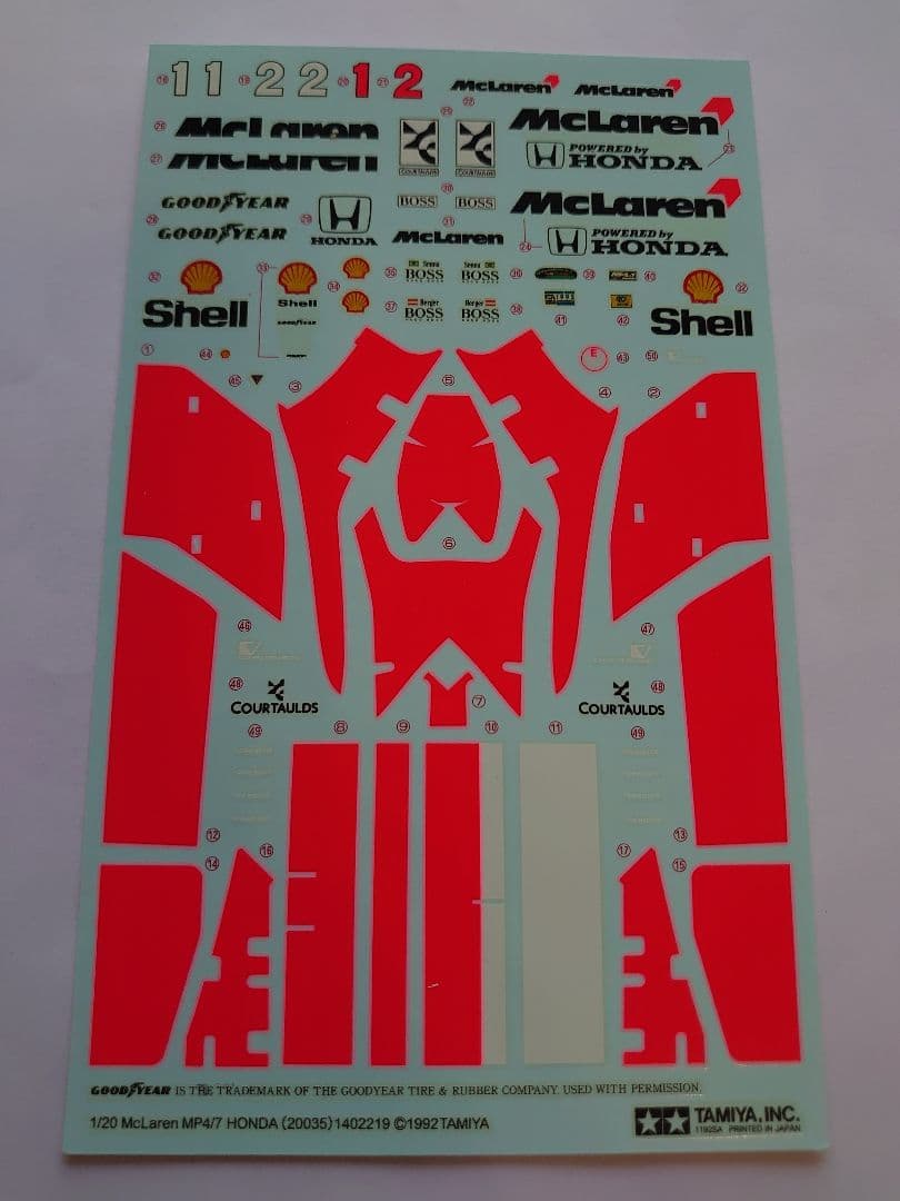 タミヤ1/12、1/20マクラーレン5台セット