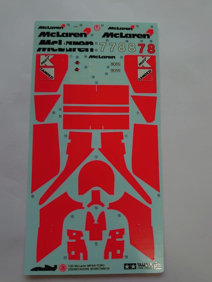 タミヤ1/12、1/20マクラーレン5台セット
