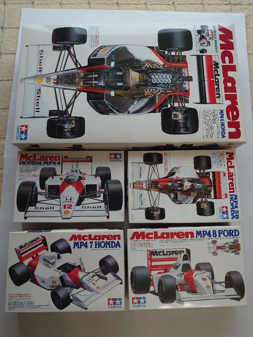 タミヤ1/12、1/20マクラーレン5台セット