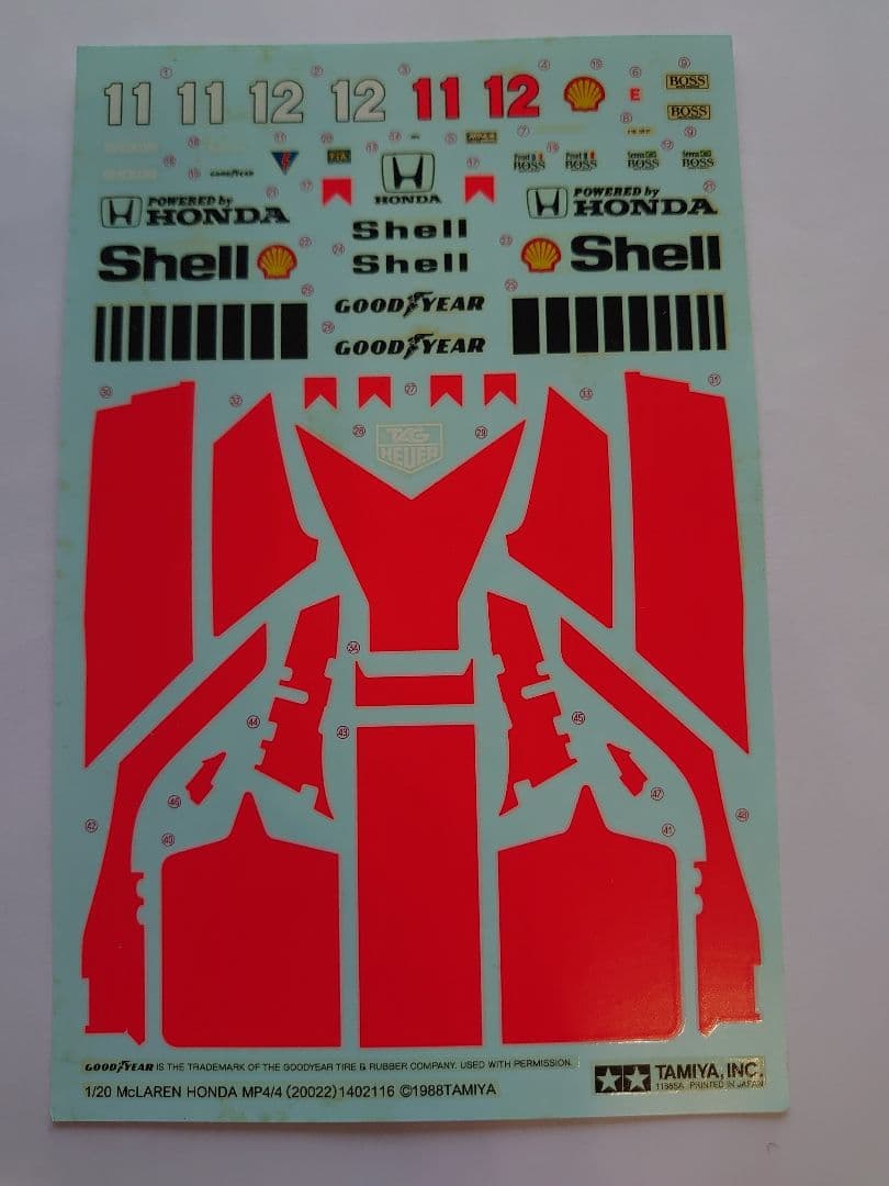 タミヤ1/12、1/20マクラーレン5台セット