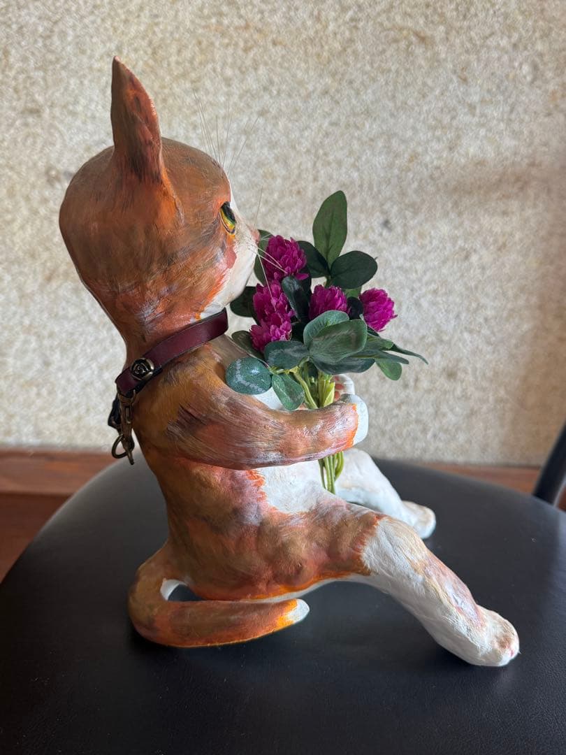 猫　置物　インテリア