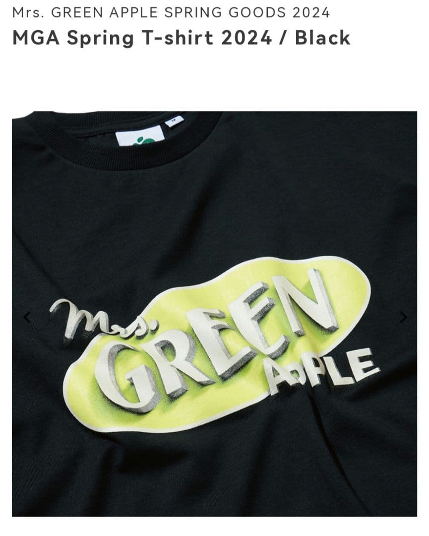 新品、未使用☆ミセスグリーンアップル、2024，Tシャツ、Mサイズ