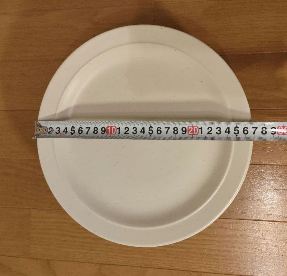 陶器 大皿 5枚セット 約27cm 平皿 白粉引（黒い斑点） ⑫