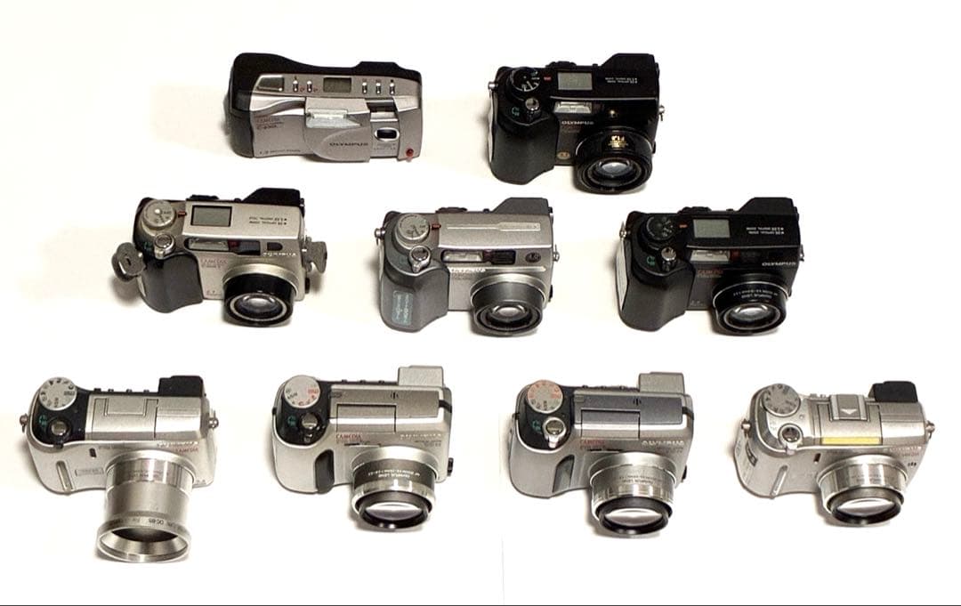 【OLYMPUS／デジタルカメラ】 CAMEDIAシリーズ 9台まとめセット