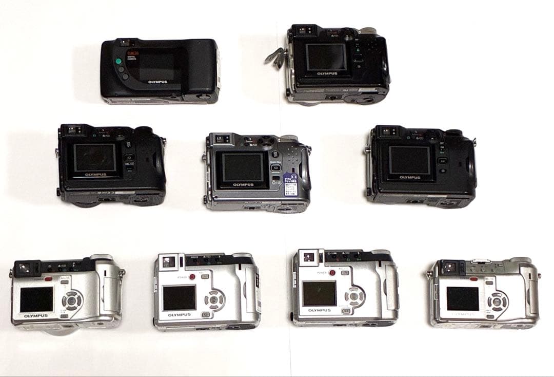 【OLYMPUS／デジタルカメラ】 CAMEDIAシリーズ 9台まとめセット