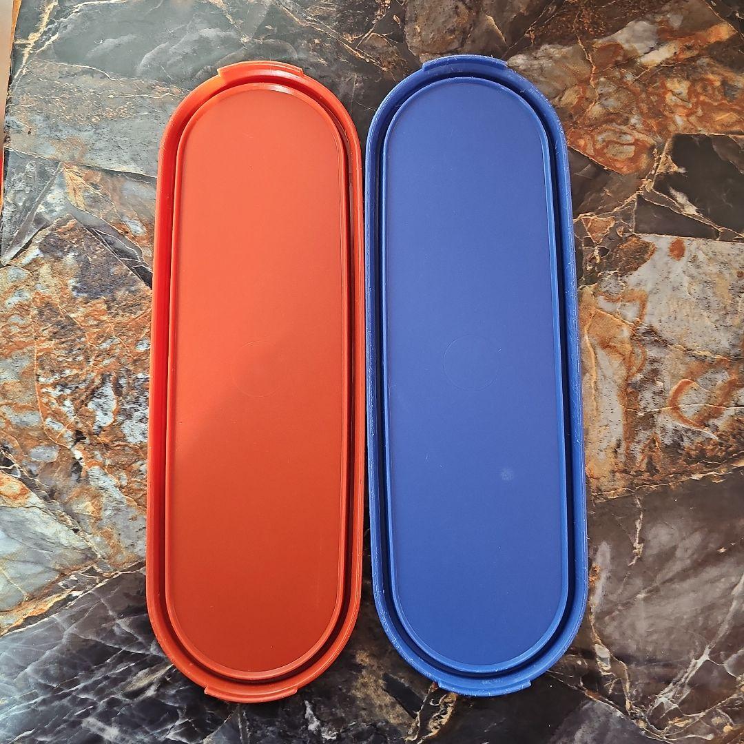 タッパーウェア4個組MM楕円♯4&スーパーオーバ