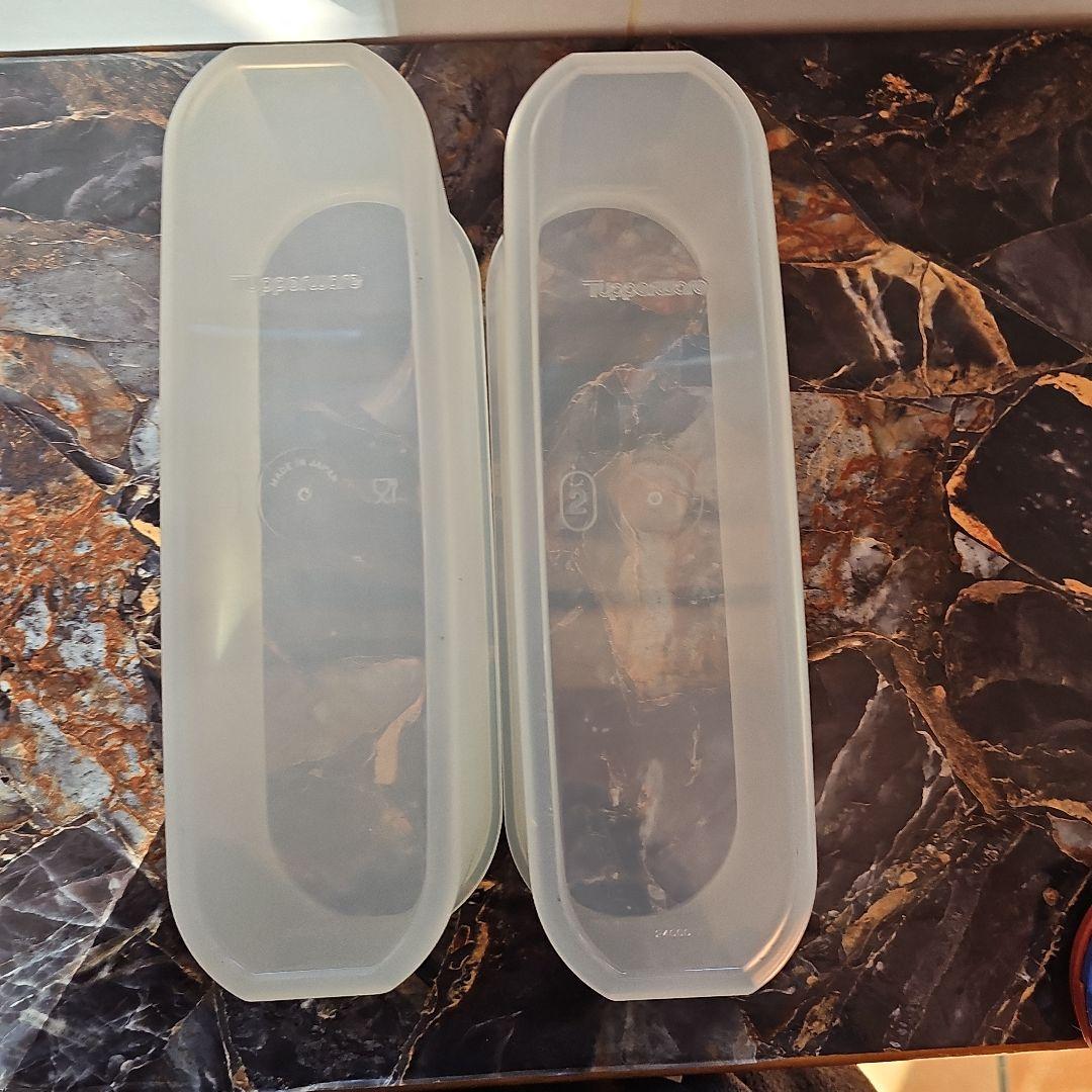 タッパーウェア4個組MM楕円♯4&スーパーオーバ