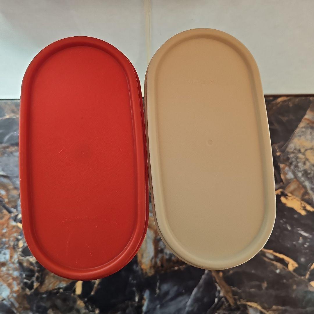 タッパーウェア4個組MM楕円♯4&スーパーオーバ