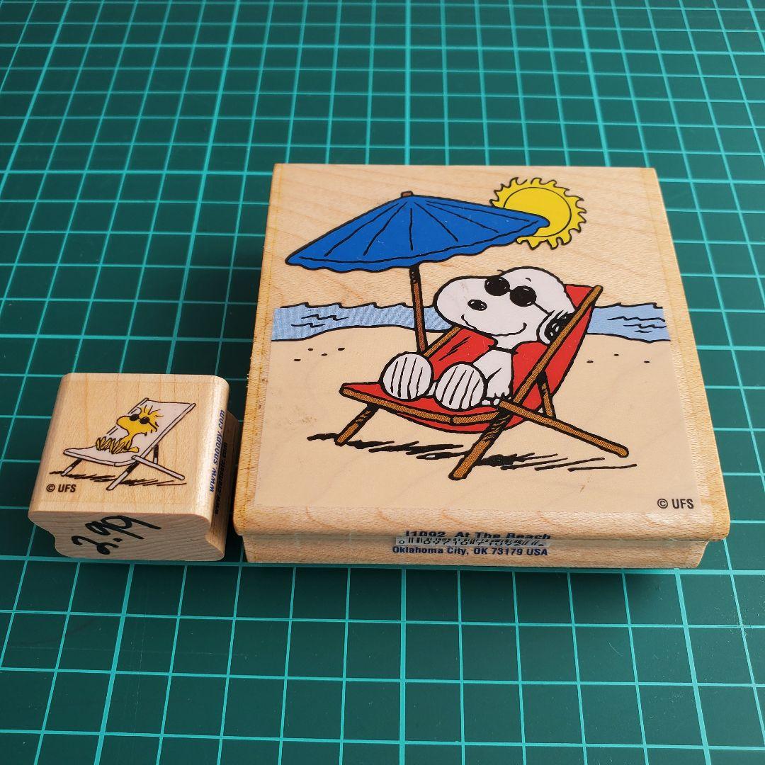 スヌーピー　スタンプ　アメリカ製　ビーチ　海岸　海水浴　プール　ハワイ　リゾート
