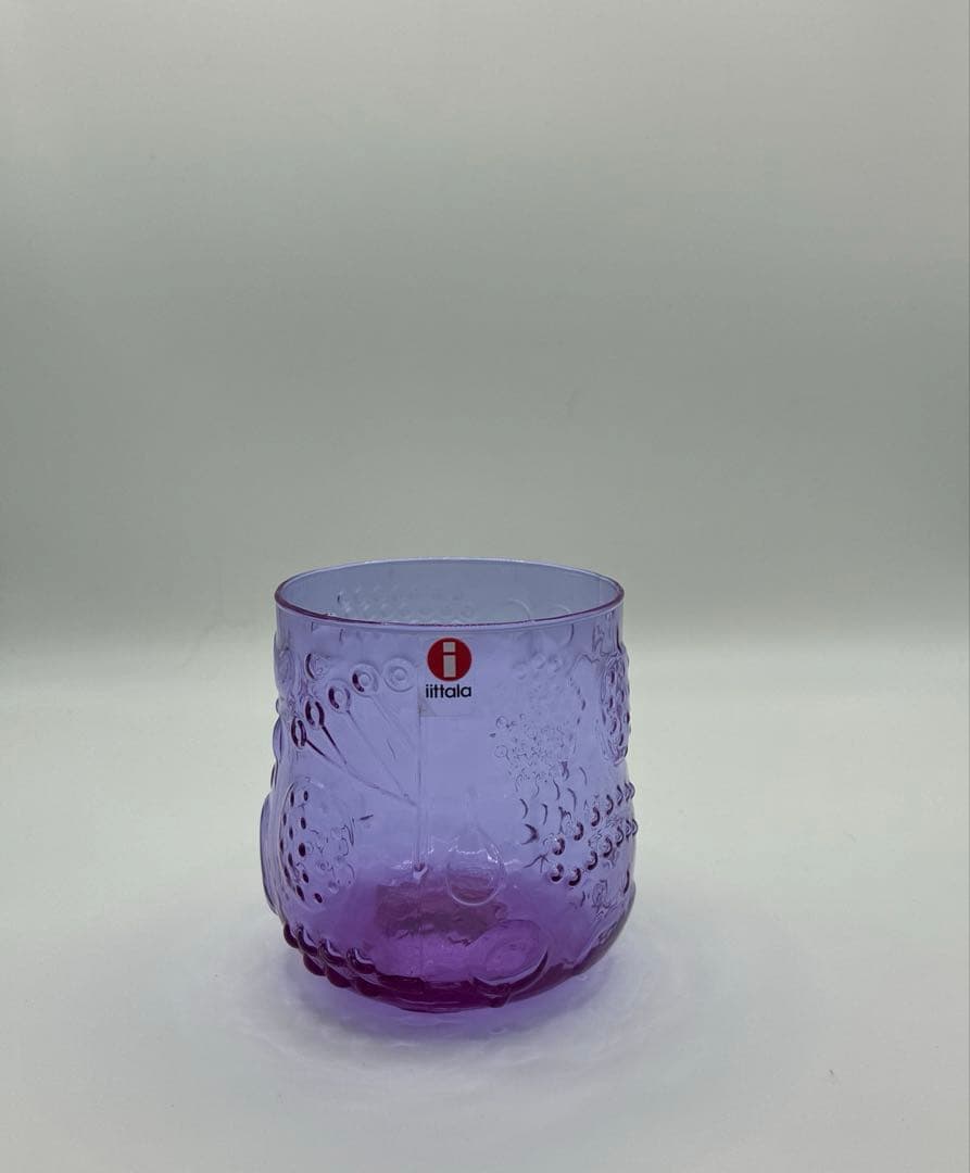 新品販売終了廃盤新品イッタラフルッタアメジスト&美品クリアタンブラーペアセット
