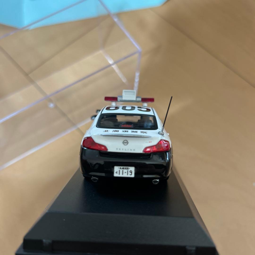 【即購入ok!!】 1/43 日産 スカイライン 北海道警察交通部交通機動隊車両