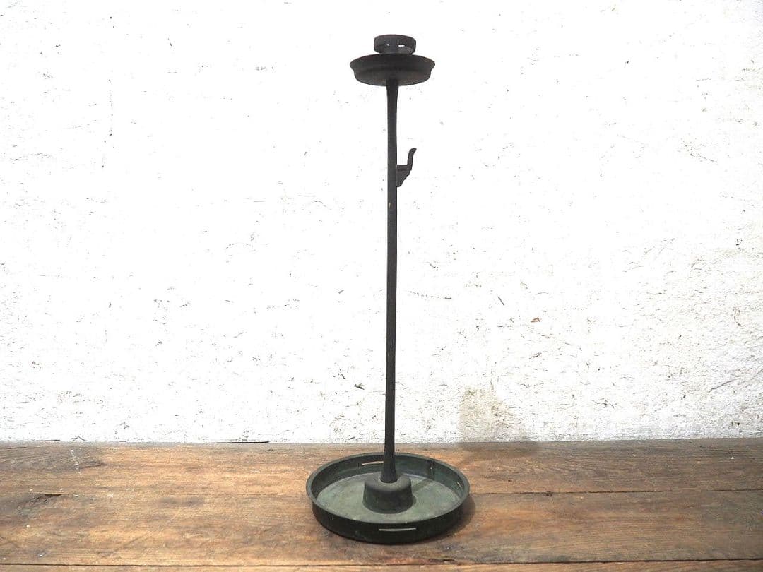 1520 アンティーク　銅製の燭台　キャンドルスタンド　蝋燭立て　レトロ　仏器