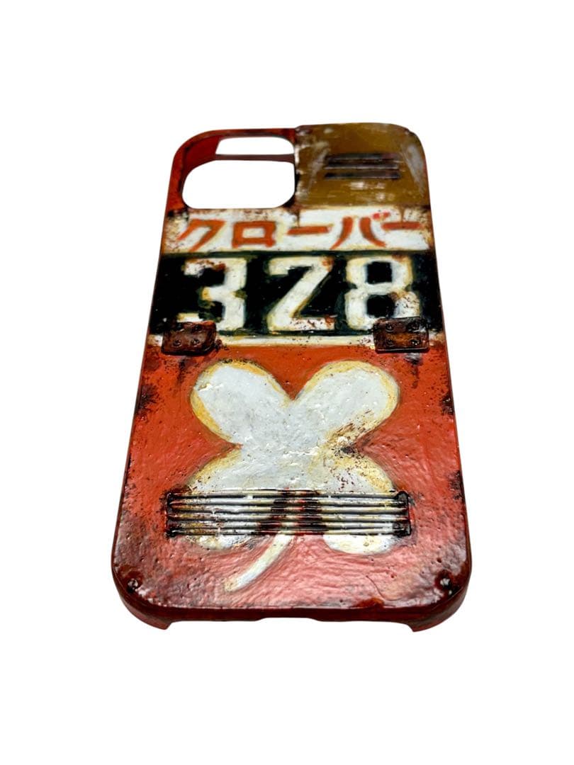 【完成オリジナルオーダー】サビ塗装メタルプレートスマホケース各機種で製作