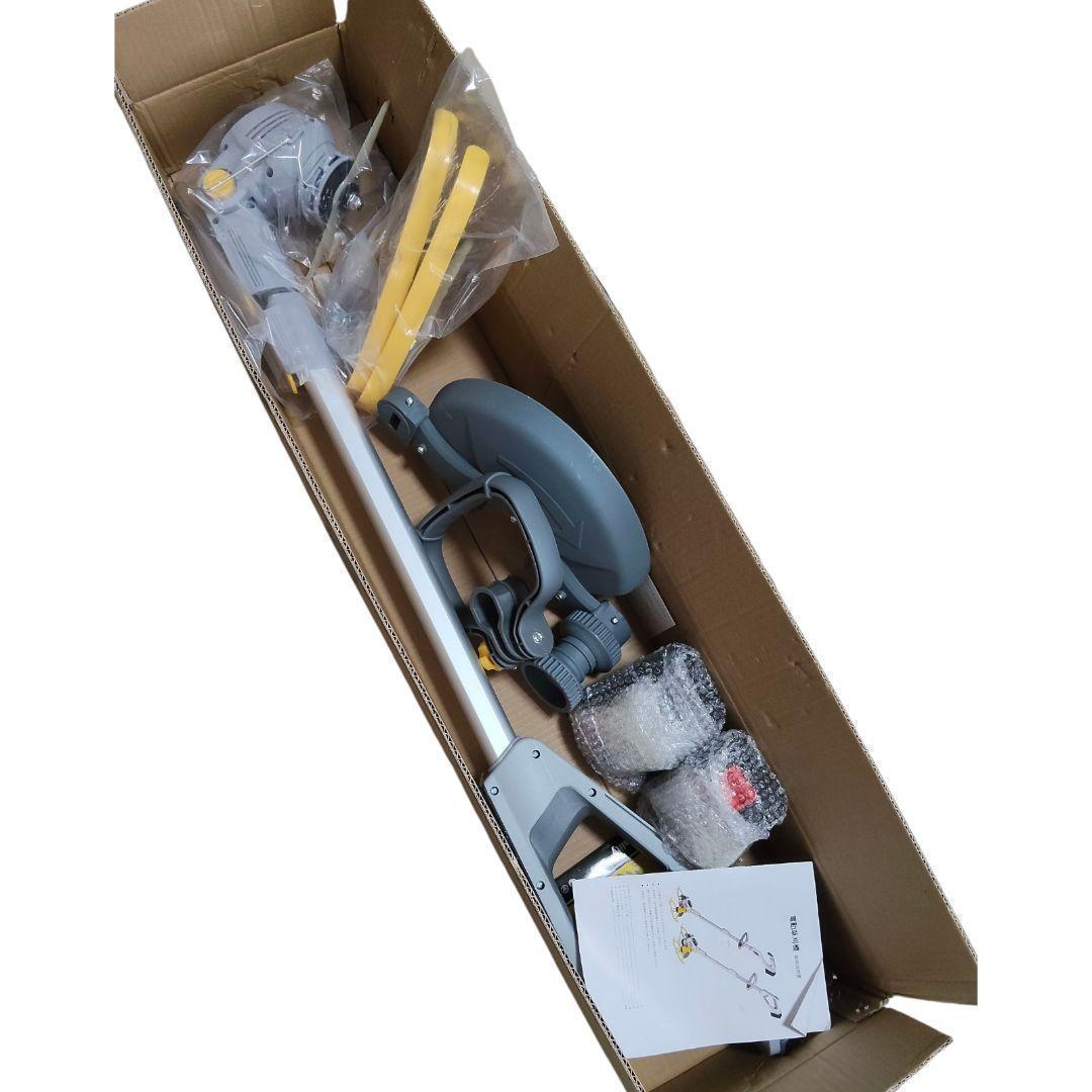 新品◎軽量 芝刈り機 電動 草刈り機 充電式 18V コードレス バッテリー付