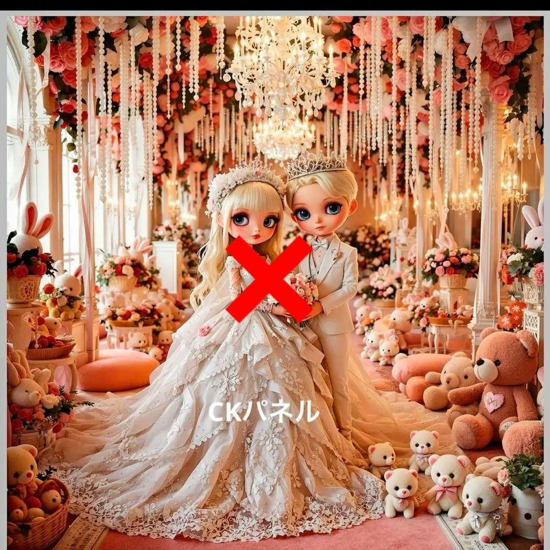 激レア女の子とねこパネル生地　ハンドメイド