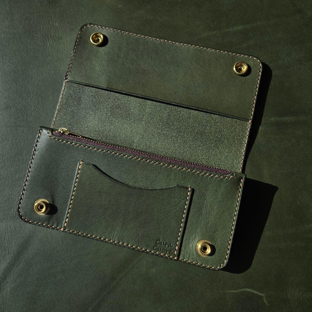 304 ロング　トラッカーウォレット LINEA VASCA Liscio