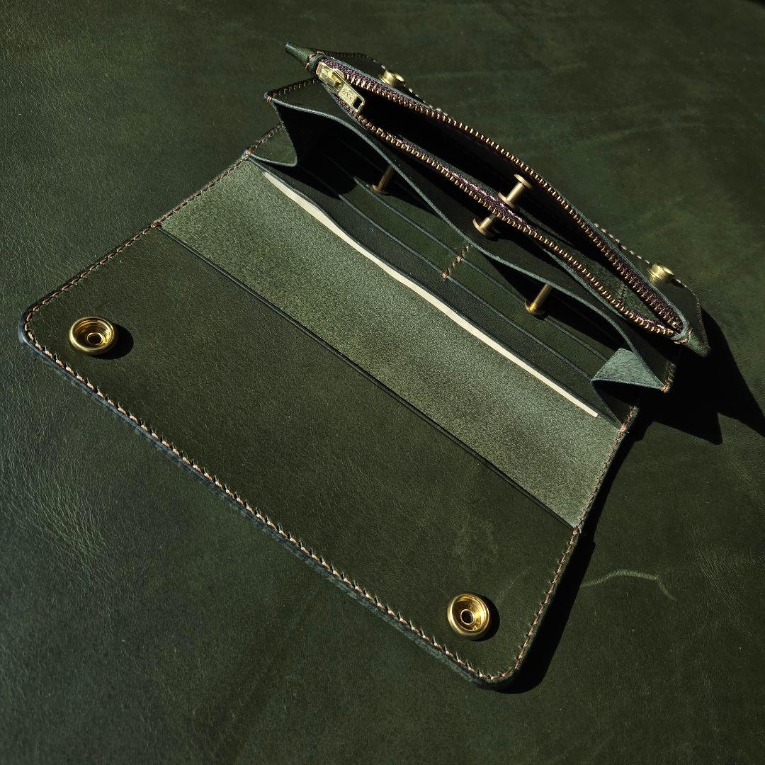 304 ロング　トラッカーウォレット LINEA VASCA Liscio