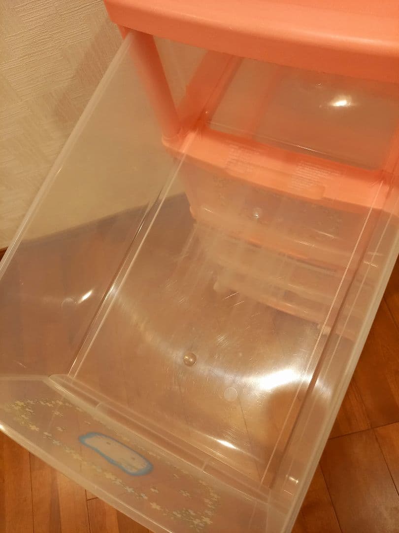 ハローキティ 衣装ケース　収納ボックス　4段引き出し　チェスト ブルーベリー