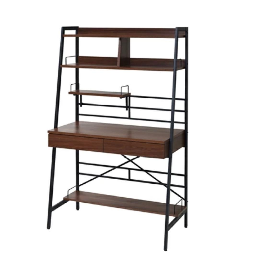 2wayワーキングデスク 上部収納付き