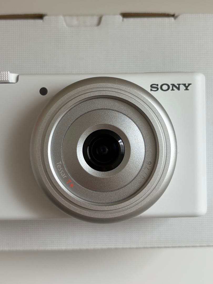 sony zv-1f コンパクトデジタルカメラ ホワイト SDカード付き