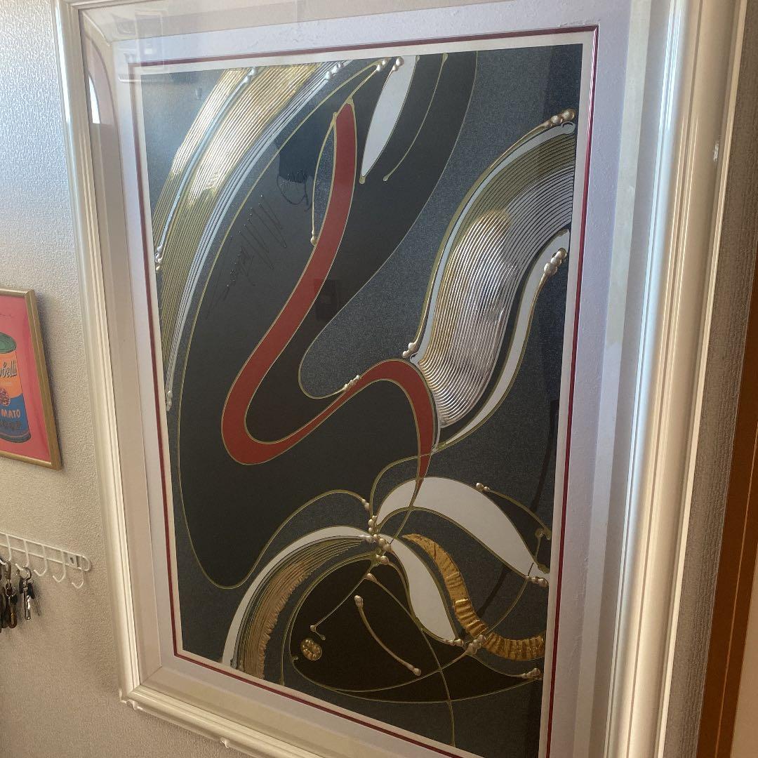 絵画版画油絵★マーティロ・マヌキアンResurgent Flight復活飛行