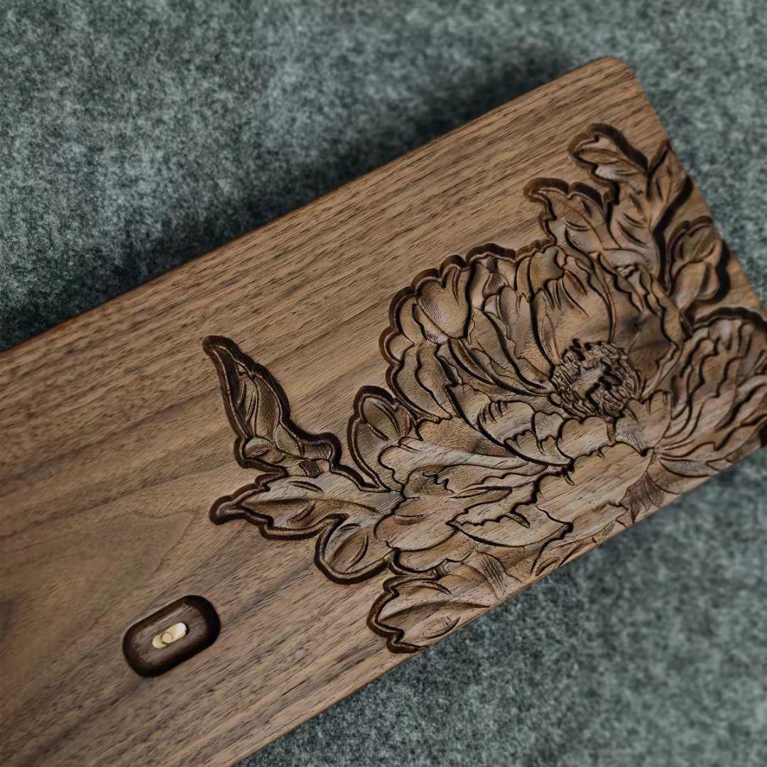 レトロスタイル木製キーボード 本体のみ