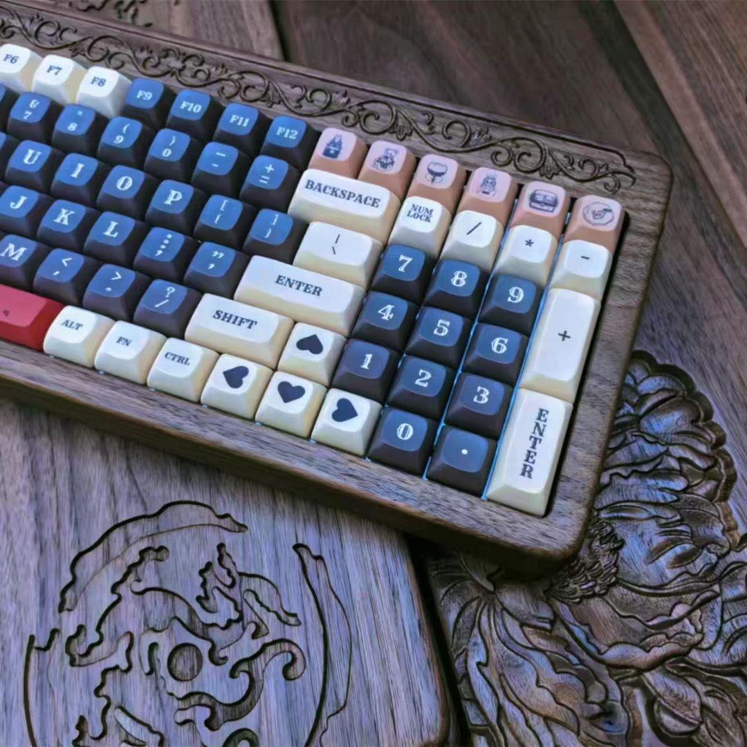 レトロスタイル木製キーボード 本体のみ