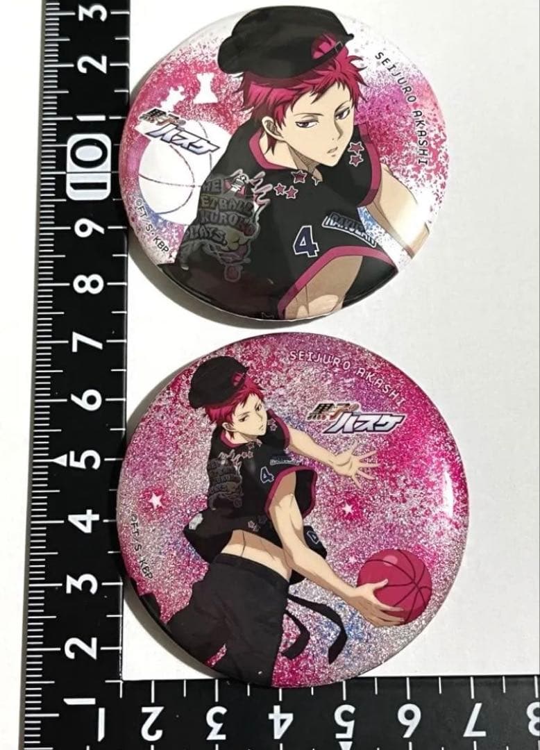 黒子のバスケ　B-BOY フルカラー　グリッターレア　バッジ12個　赤司征十郎